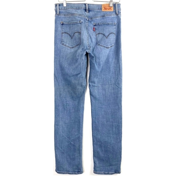 LEVI’S 314 Shaping Straight High Rise Jeans in Light Washed - Picture 4 of 9